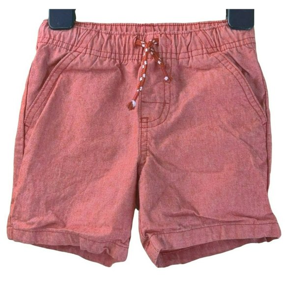 Cat & Jack Kids 2T Drawstring Waist Red Shorts Spring '20 Pockets - Picture 1 of 10